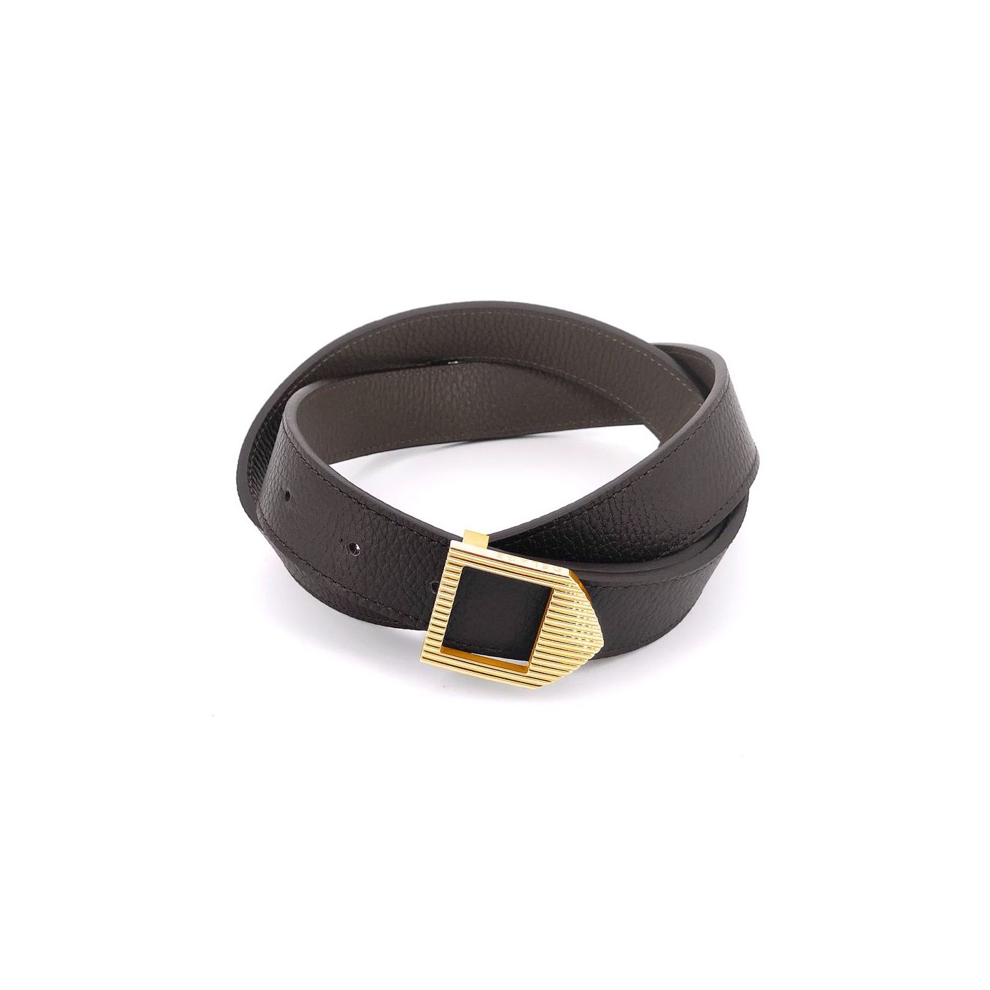 Buy Gold Buckle Black Belt For Men, Reversible to Brown