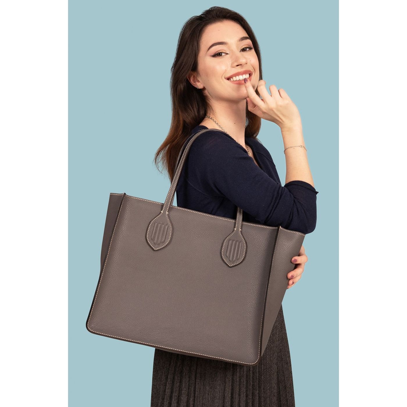 Tote bag Louis Grey ardoise