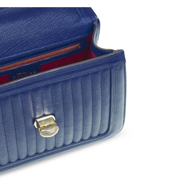 Handbag Ginette PM Blue saphir