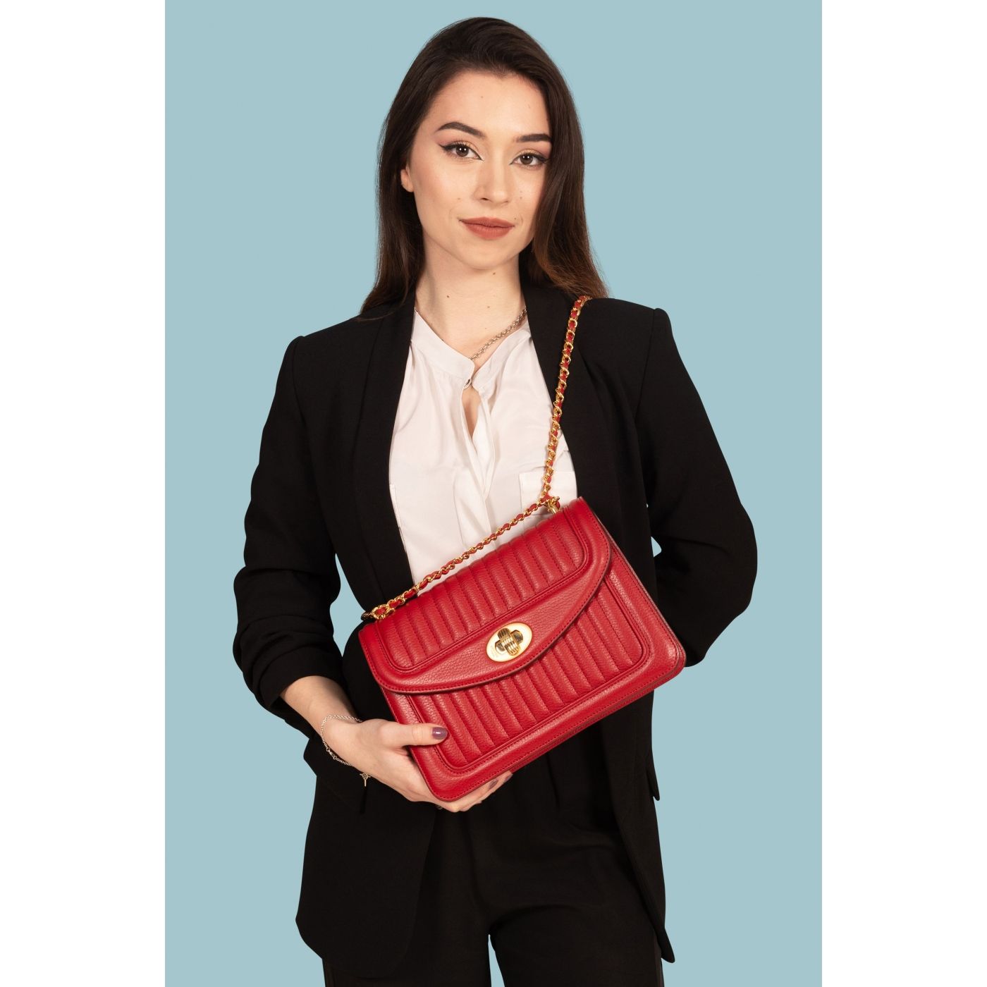 Handbag Ginette PMC Red