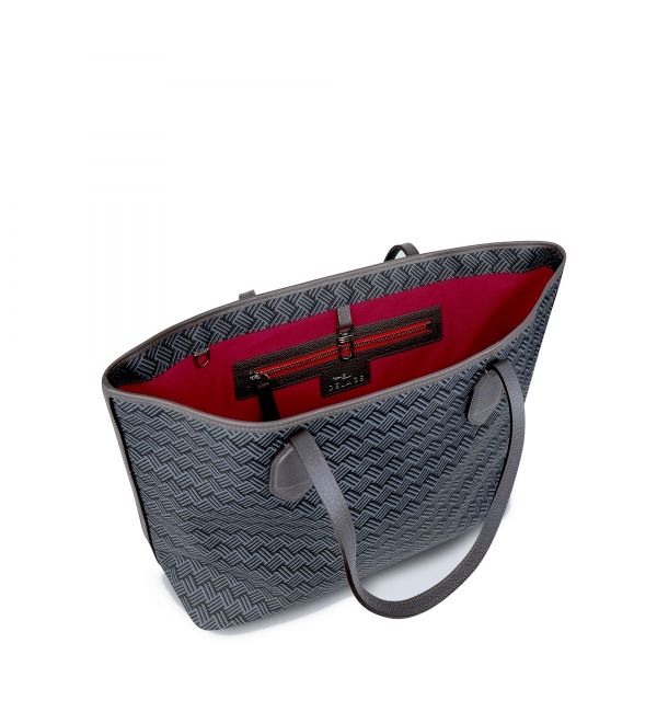 Tote bag Lulu JM Grey & Grey