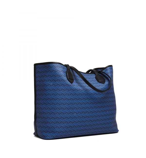 Tote bag Lulu JM Blue & Black