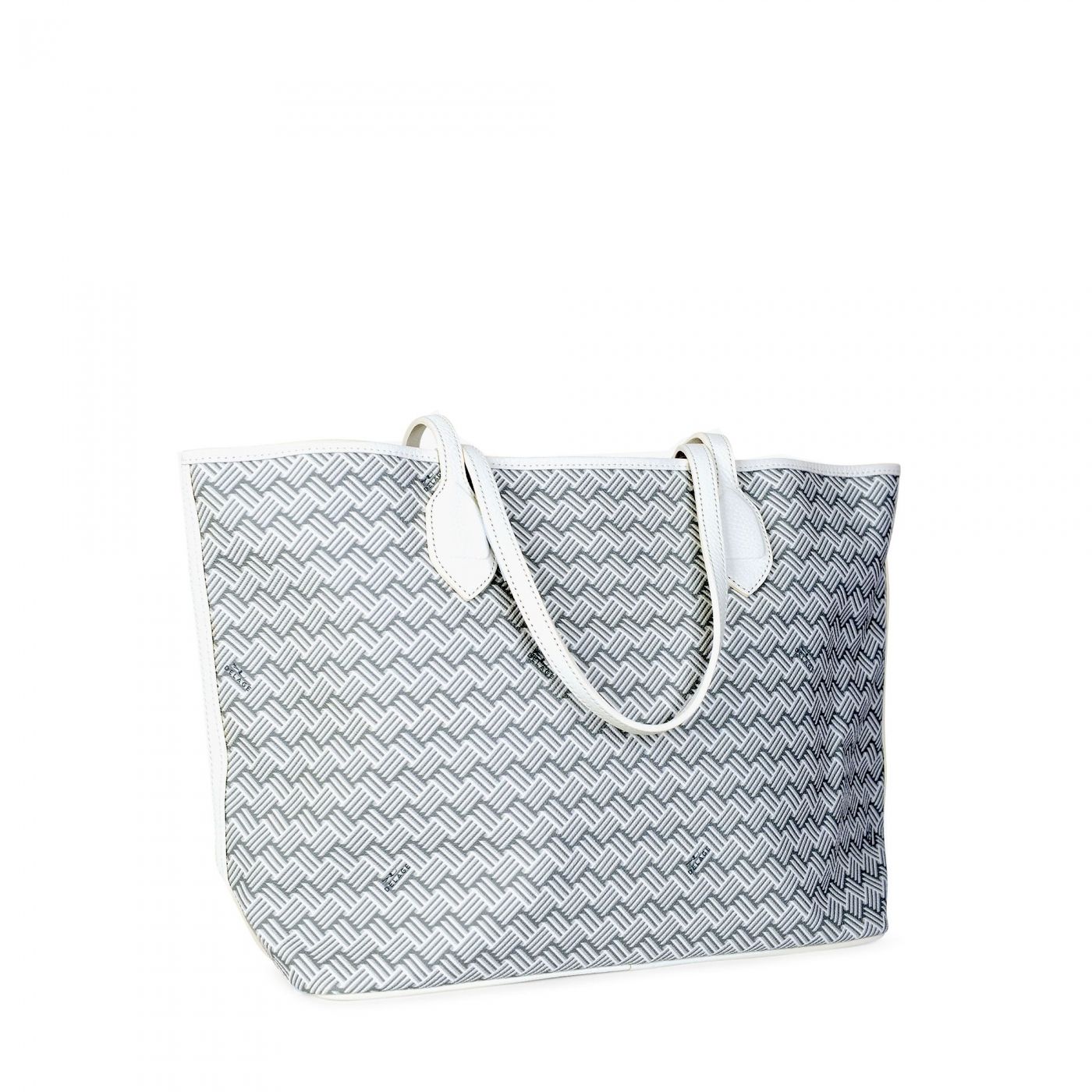 Luxury Leather Tote Bag | Off White