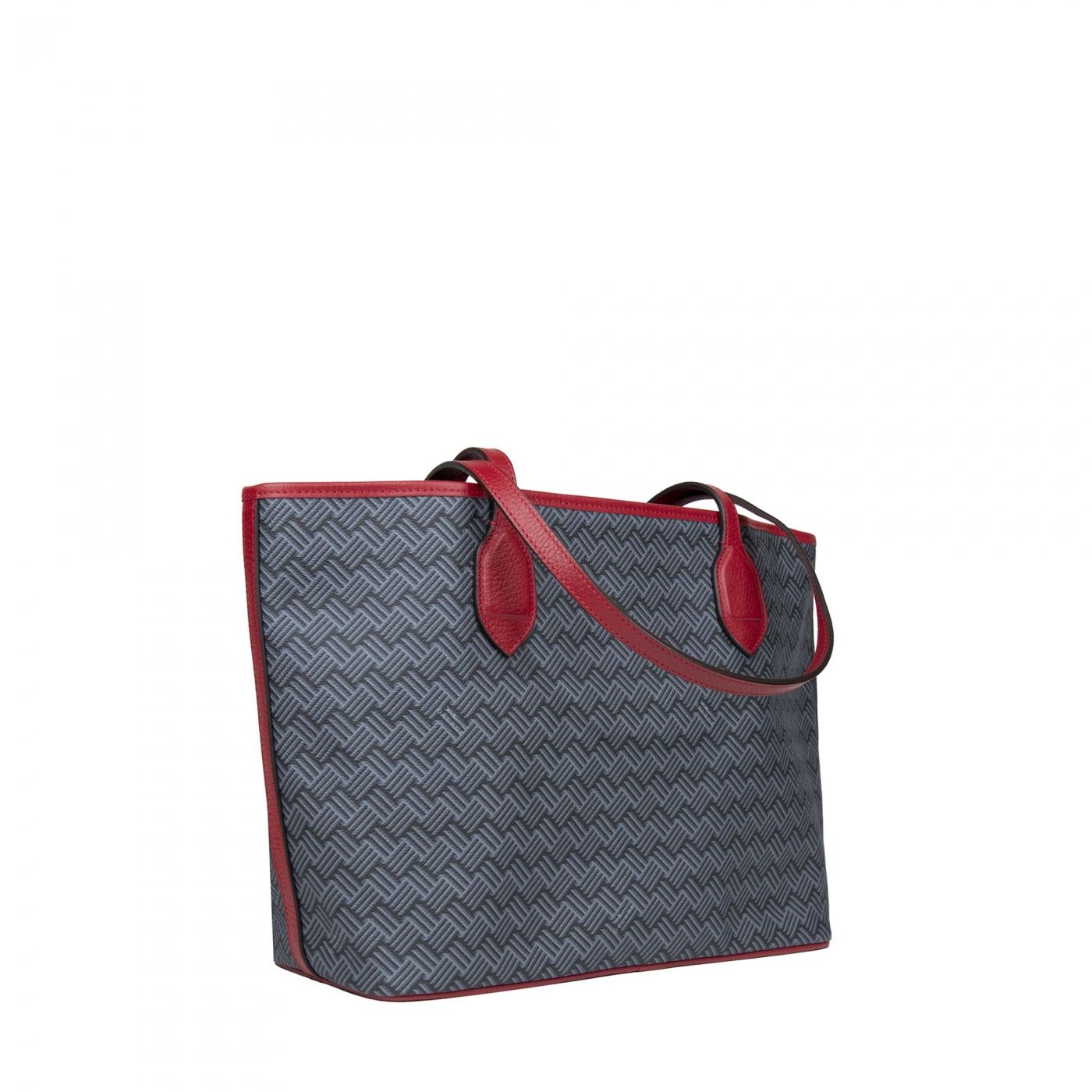 Tote bag Lulu PM Grey & Red