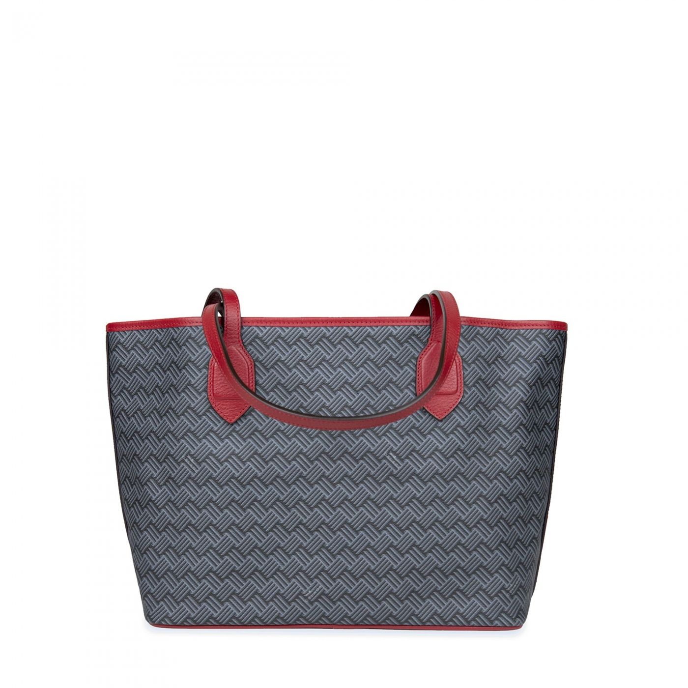 Tote bag Lulu PM Grey & Red