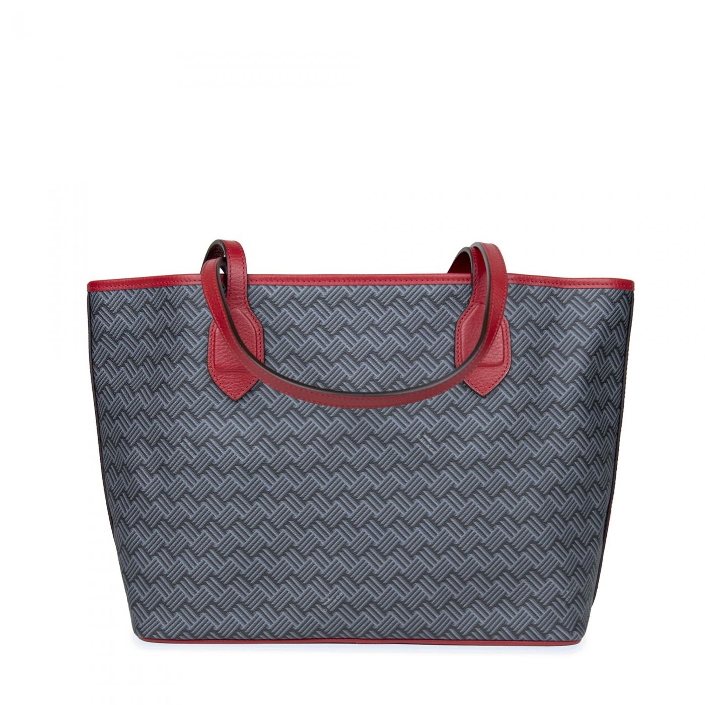 Tote bag LULU MM Grey & Red