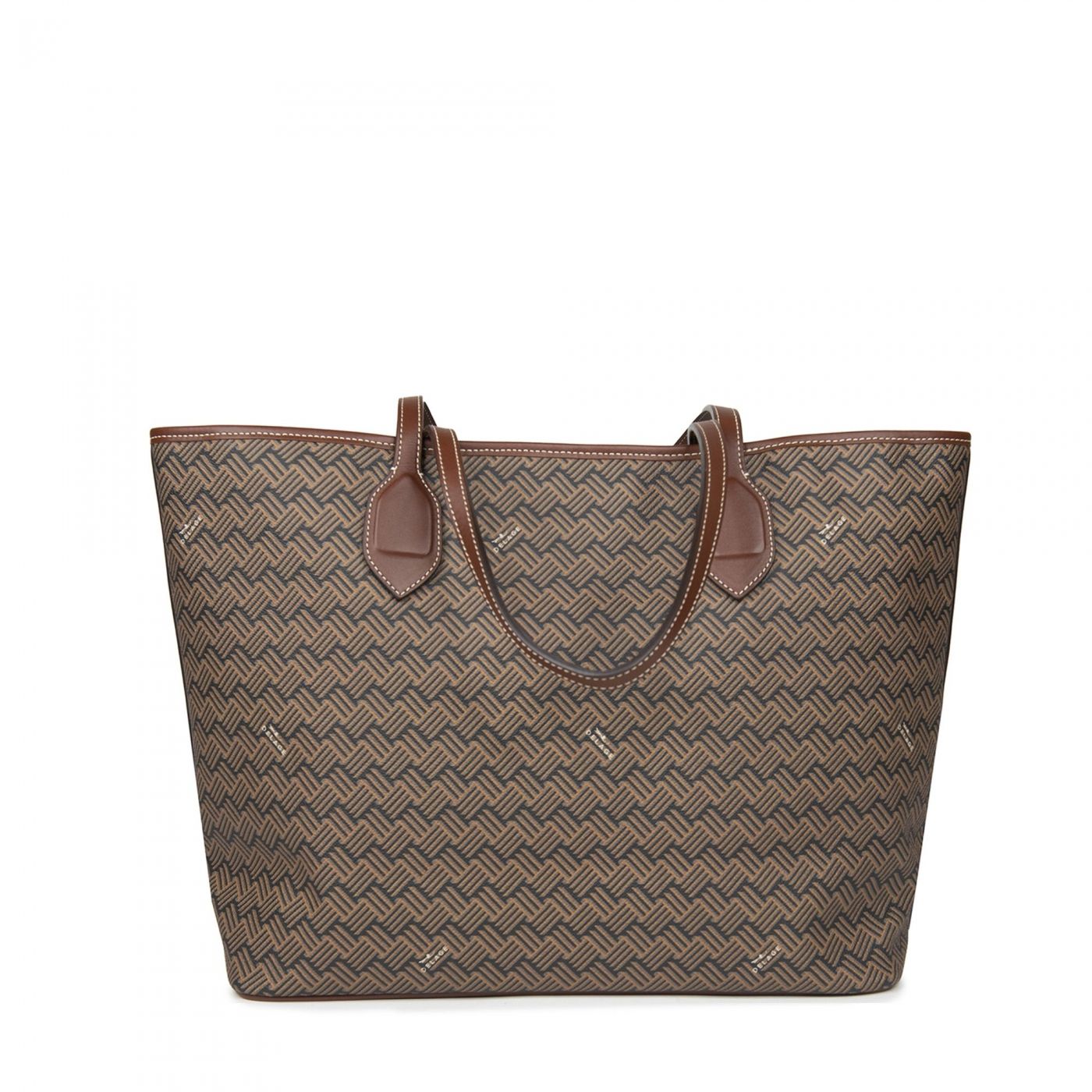 Tote bag Lulu MM Dark Brown & Brown