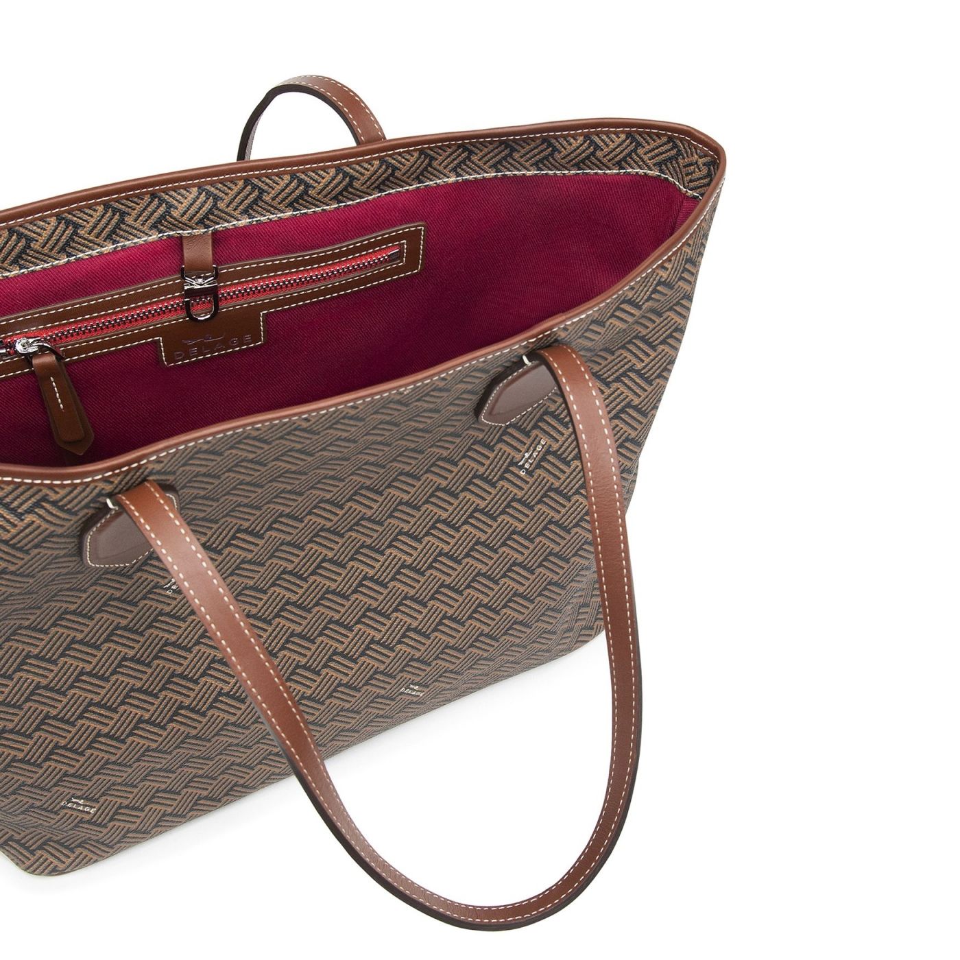 Tote bag Lulu MM Dark Brown & Brown