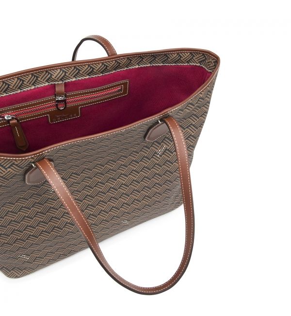 Tote bag Lulu MM Dark Brown & Brown