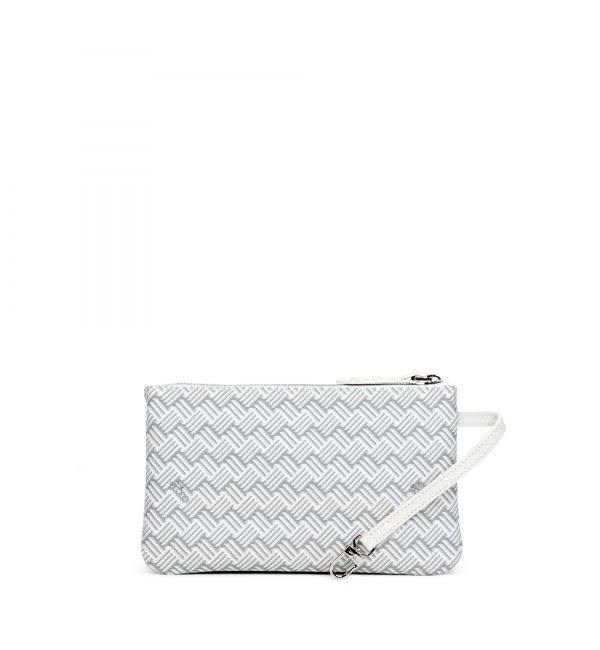 Pochette Plate PM Blanc