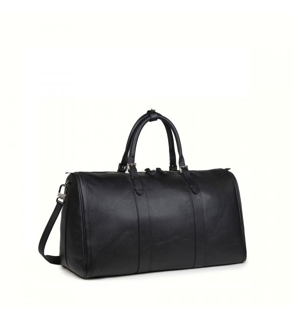 Sac de Voyage Torpedo cuir noir