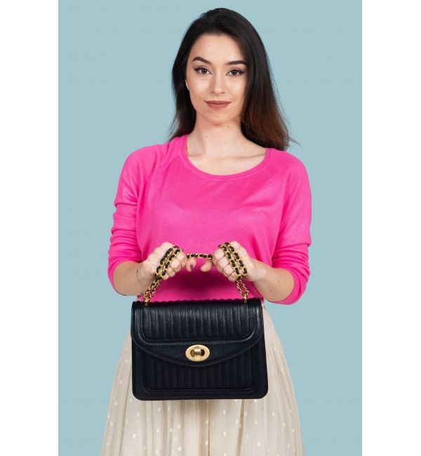 Handbag Ginette PMC Black