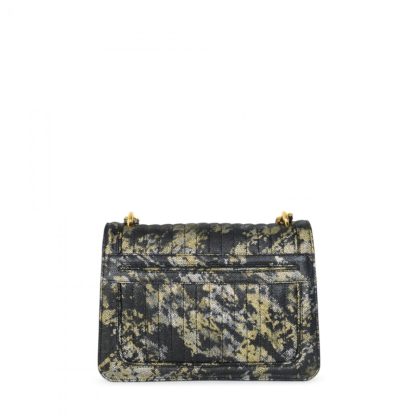 Handbag Ginette PMC Black Marbled