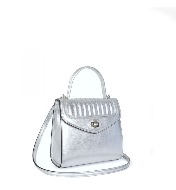 Handbag Freda Mini Silver