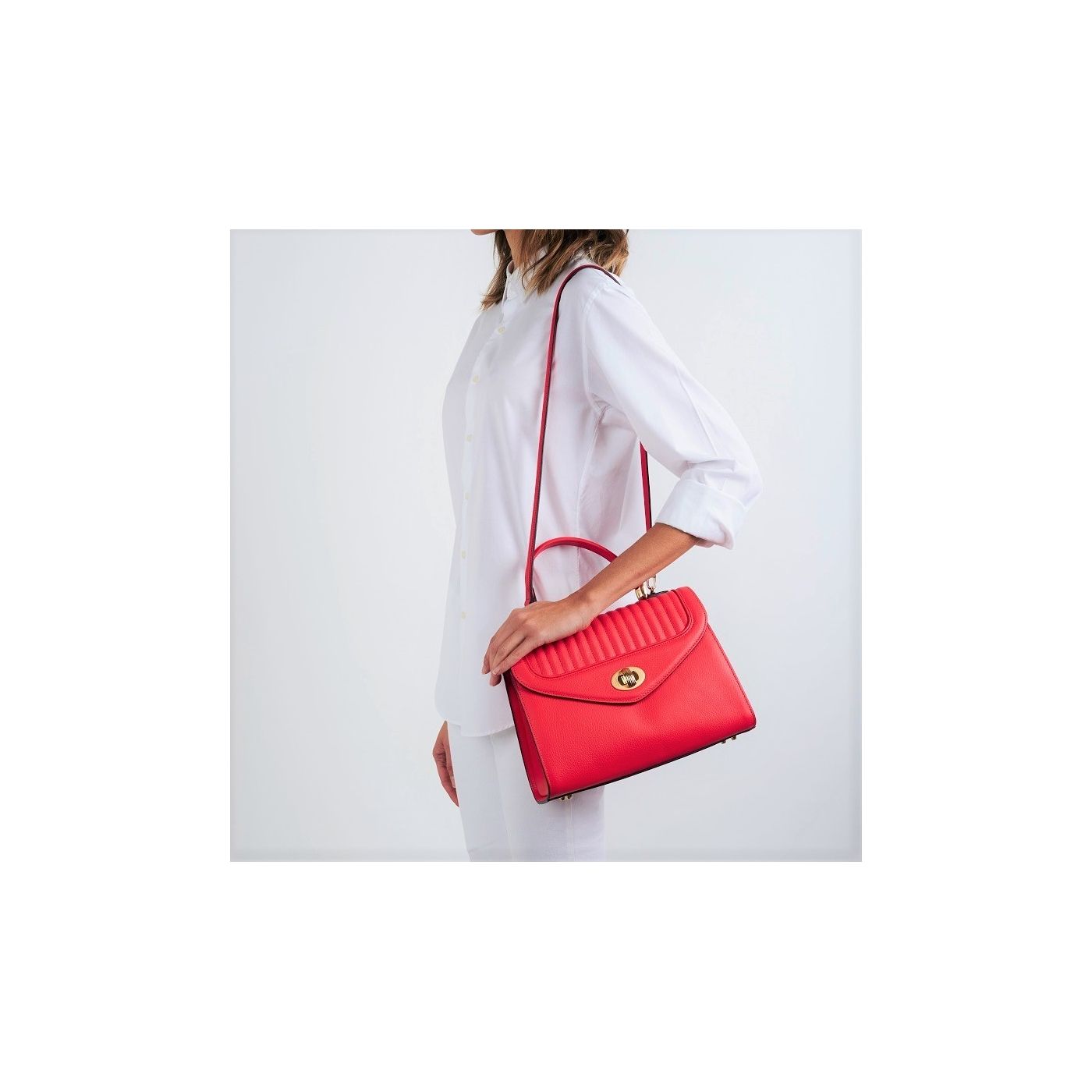 Sac Freda PM Rouge Corail