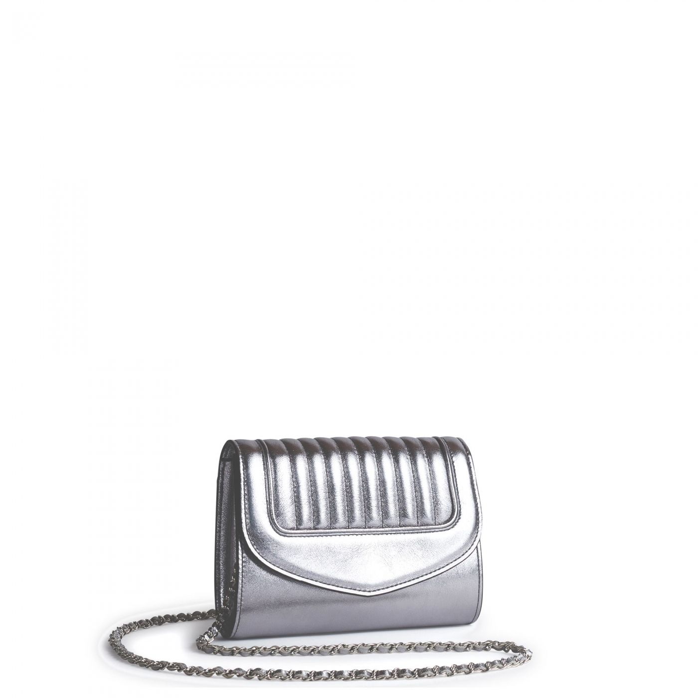 Clutch bag Jeanne PM Silver