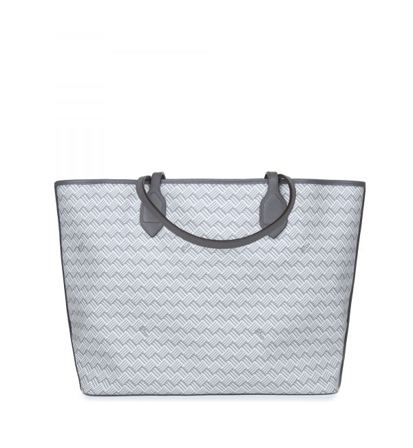 Tote bag Lulu MM White & Grey