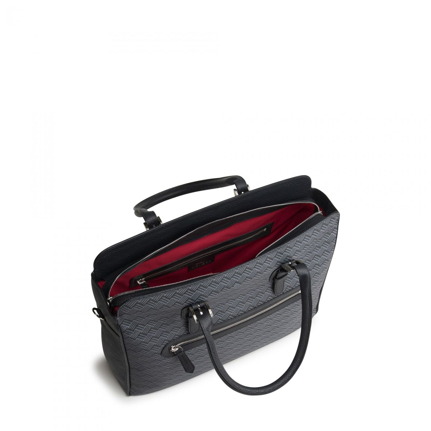 Briefcase Dandy MM Canvas Grey