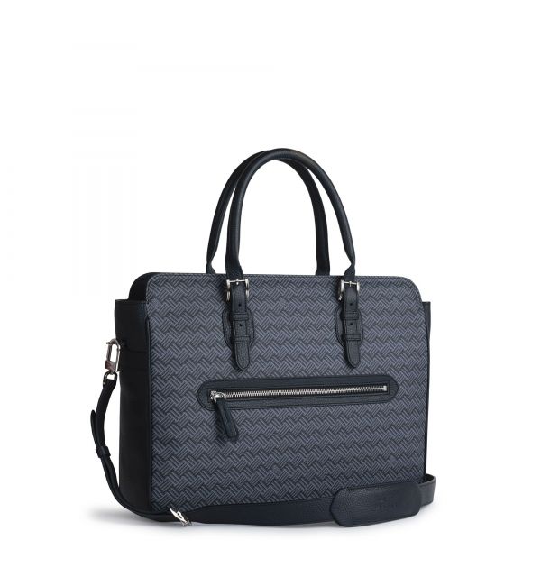 Briefcase Dandy MM Canvas Grey