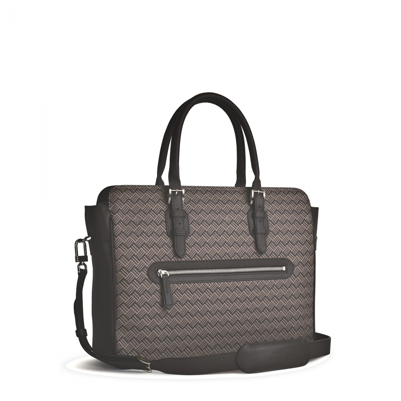 Briefcase Canvas Brown Dandy Delage