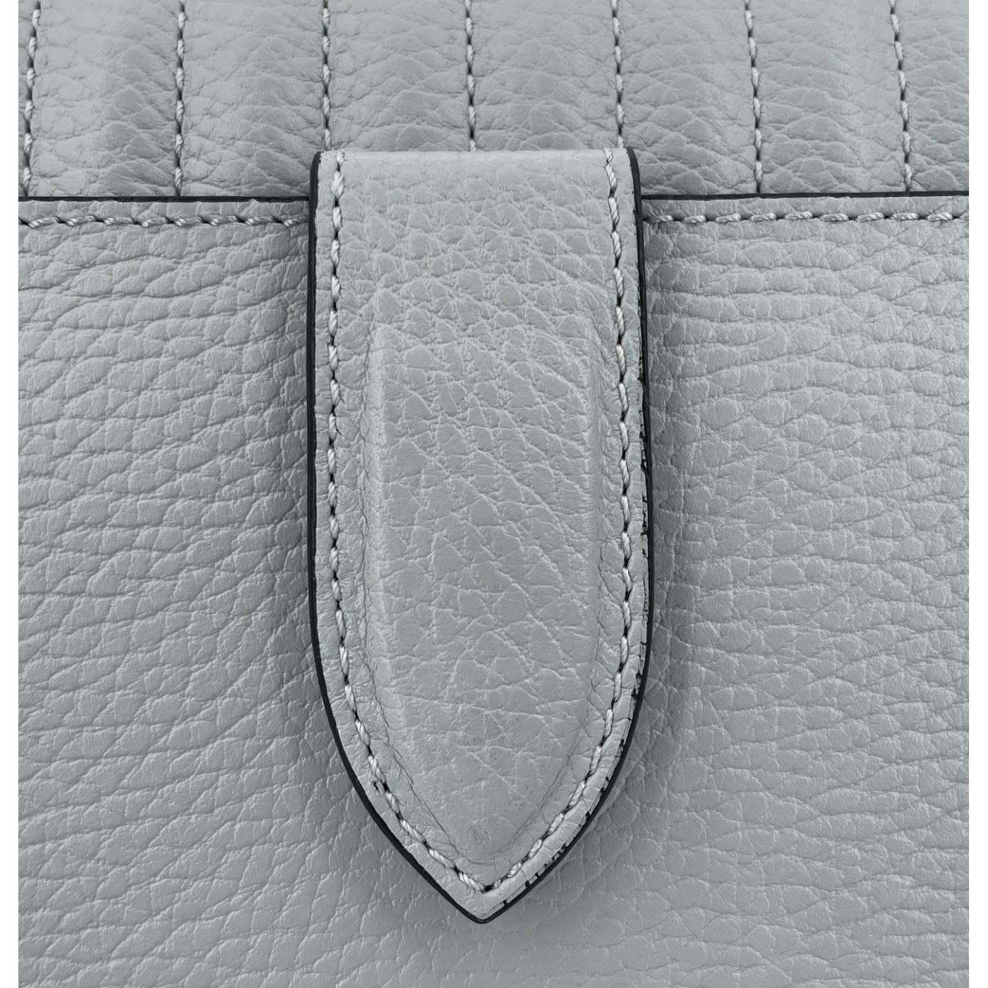 Grey Luxury leather Handbag Freda