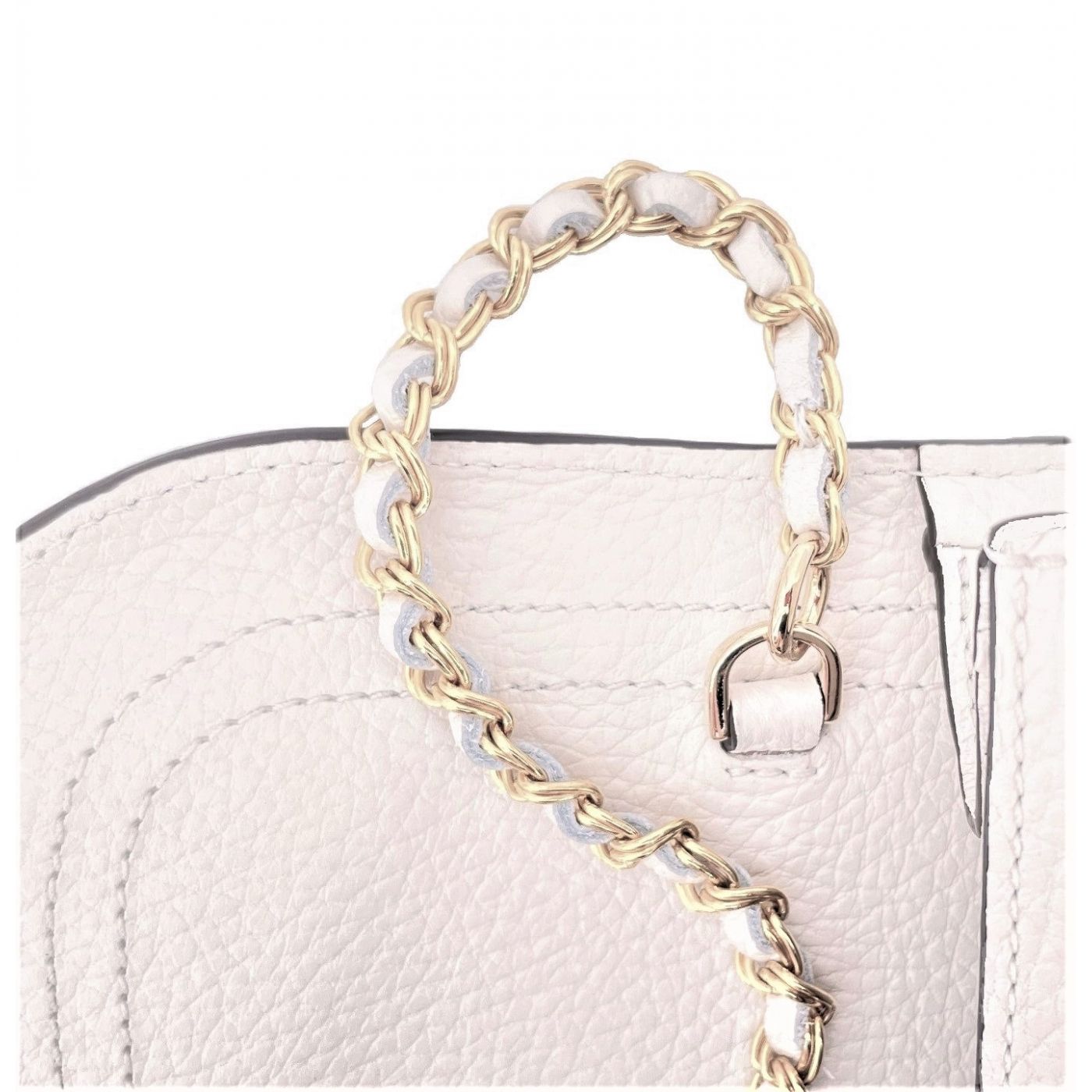 Clutch bag Jeanne PM White