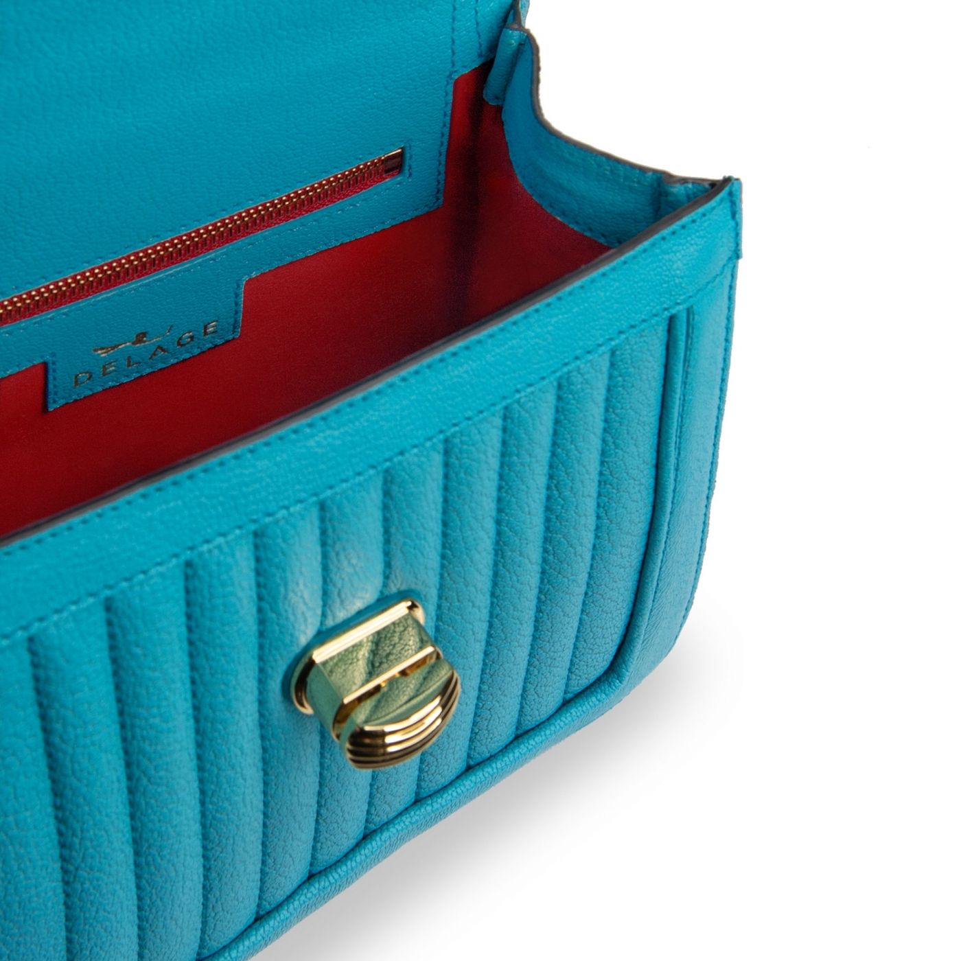 Sac Ginette MINI Bleu Turquoise