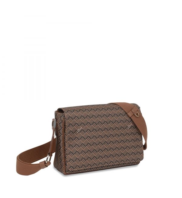 Besace MITZOU PM Marron foncé