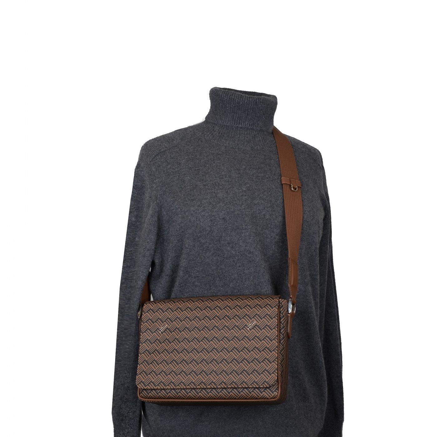 Besace MITZOU PM Marron foncé