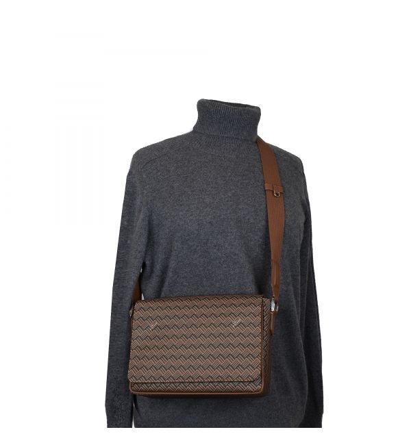 Besace MITZOU PM Marron foncé