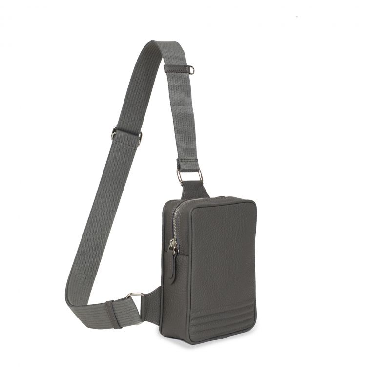 Sac bandoulière CROSS COEUR gris
