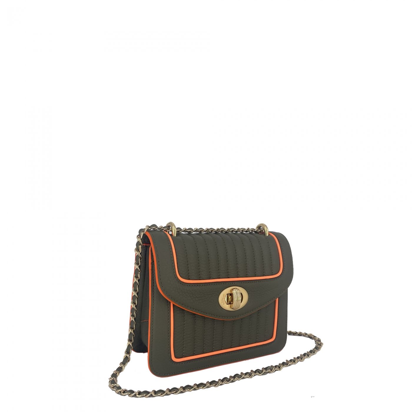 Sac Ginette MINI Chaine Kaki