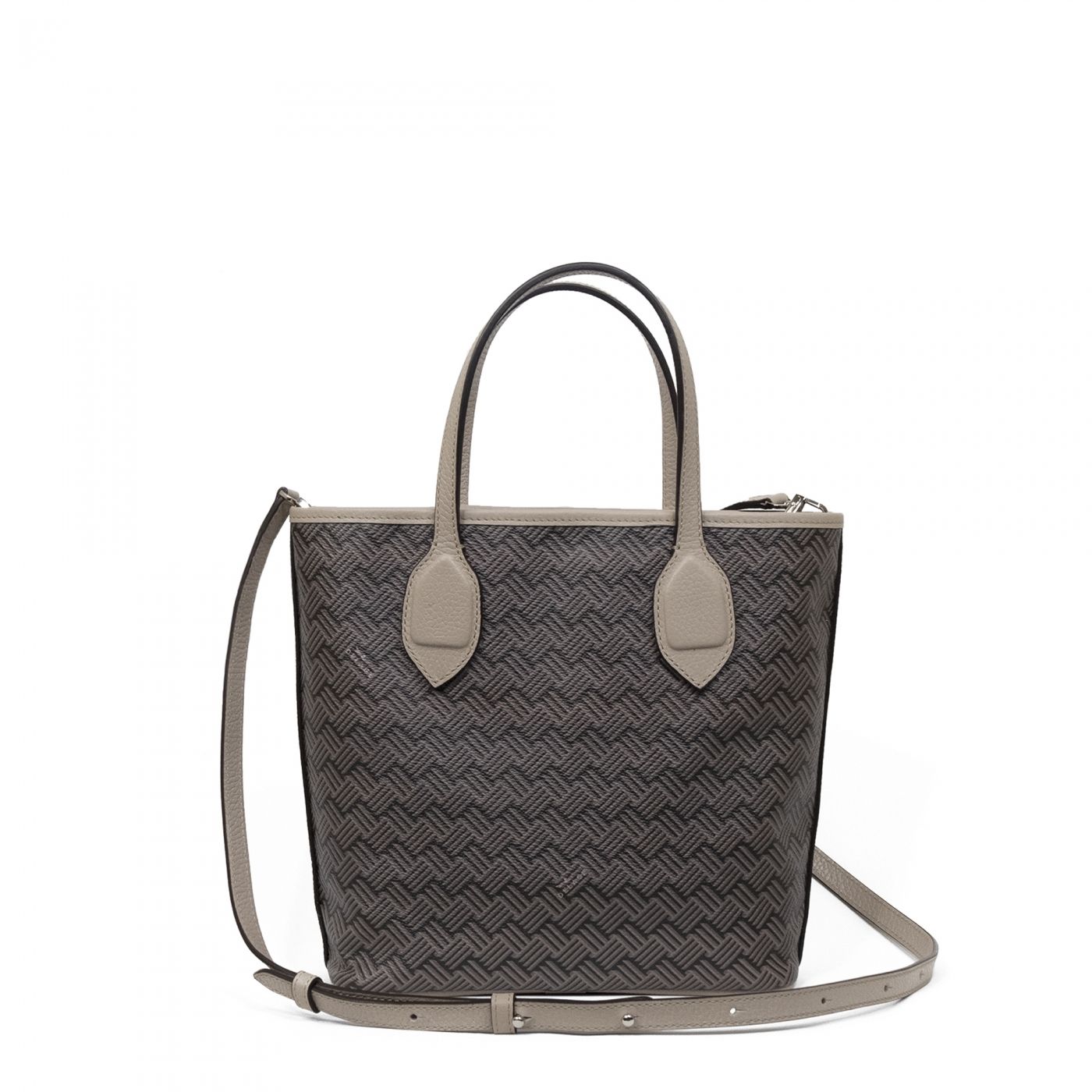Cabas Lulu MINI Marron & Cuir Beige