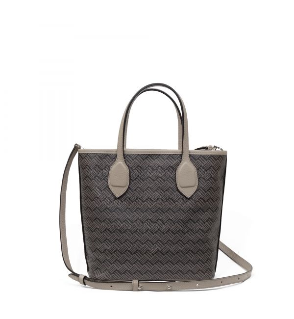 Cabas Lulu MINI Marron & Cuir Beige