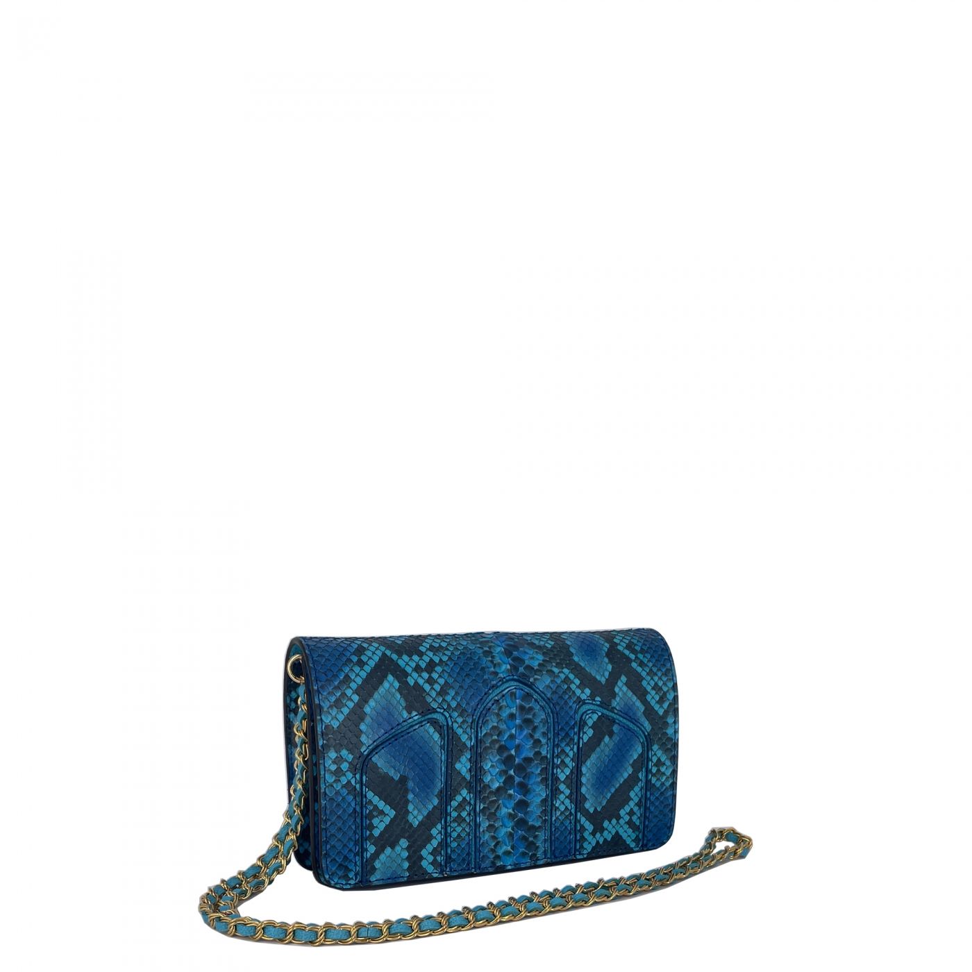 Pochette CADENCE Python Turquoise