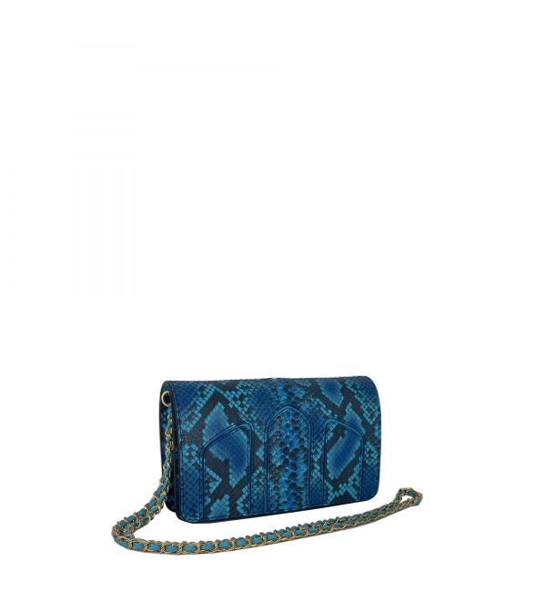 Pochette CADENCE Python Turquoise