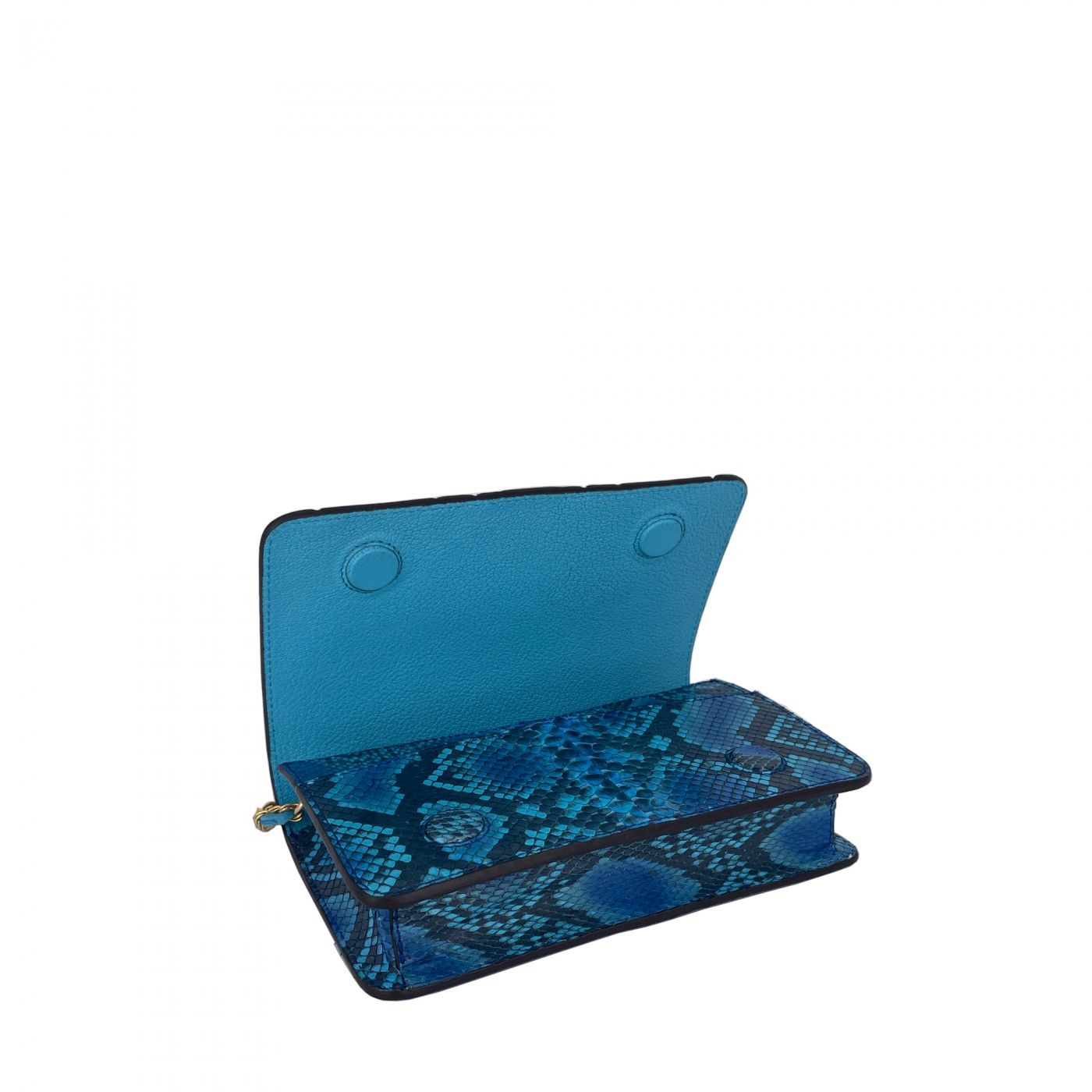 Pochette CADENCE Python Turquoise