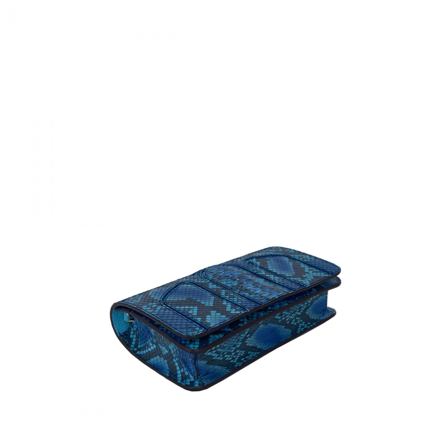 Pouch CADENCE Turquoise Python