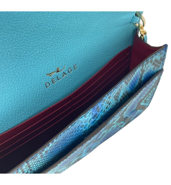 Pochette CADENCE Python Turquoise