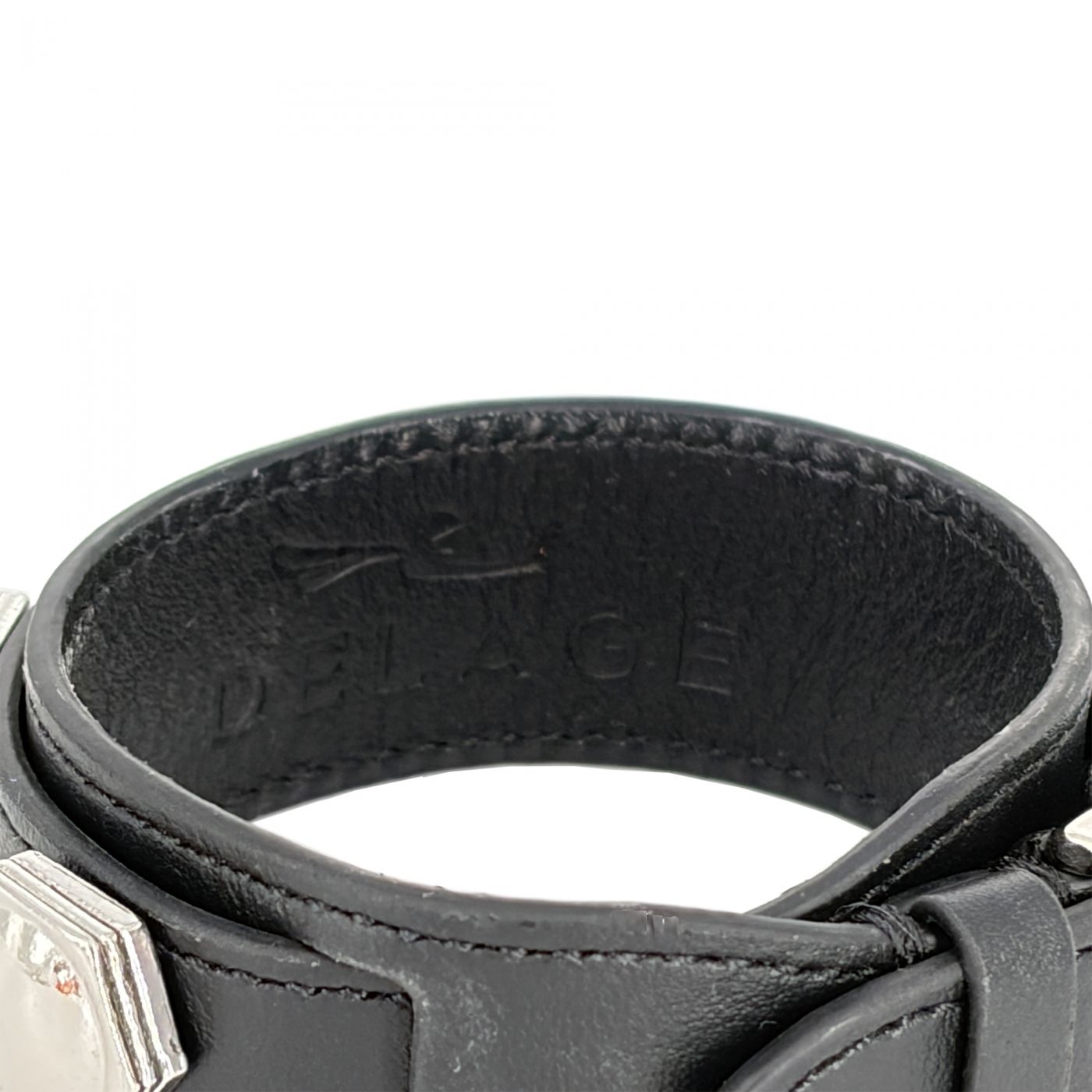 Bracelet double tour noir