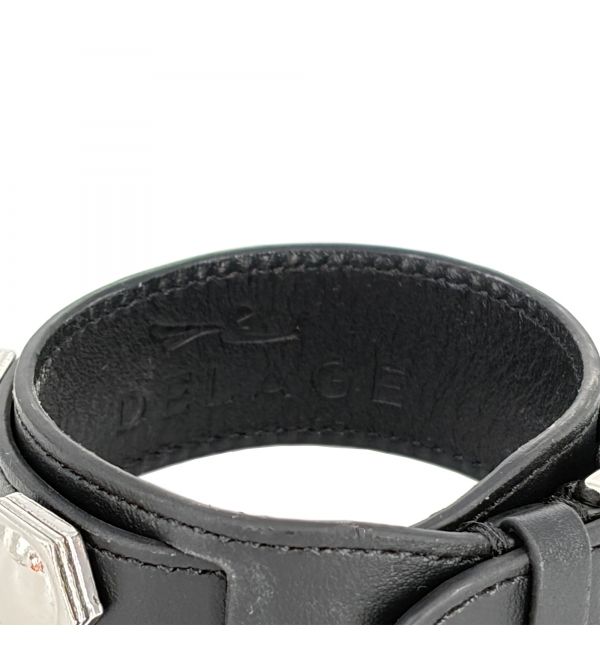 Double wrap black bracelet