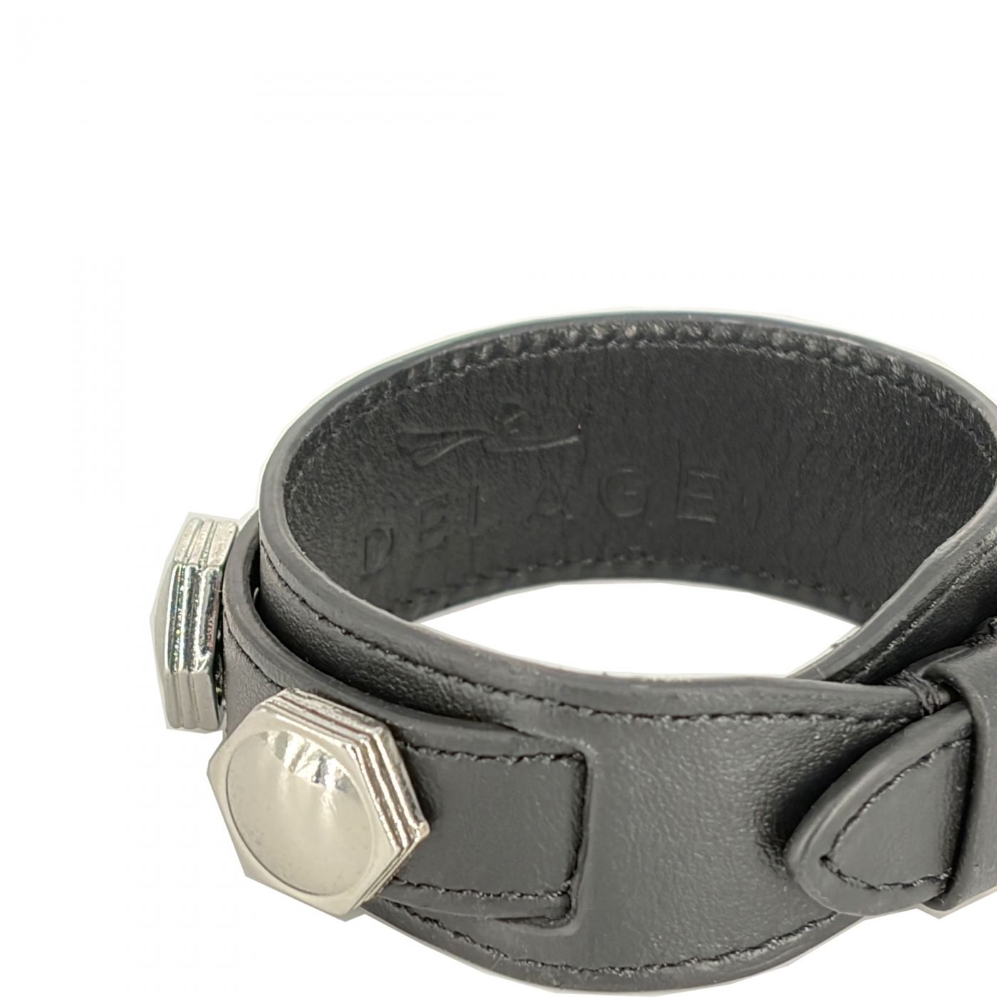 Bracelet double tour noir