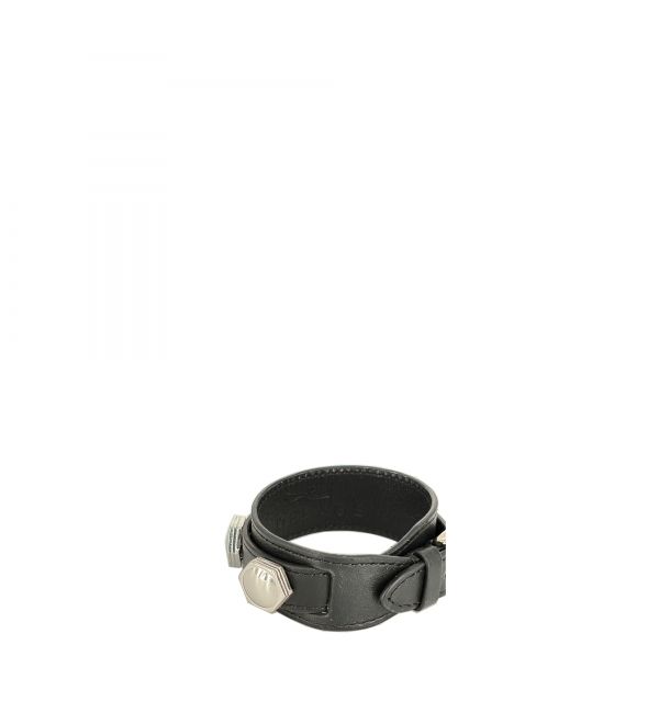Double wrap black bracelet