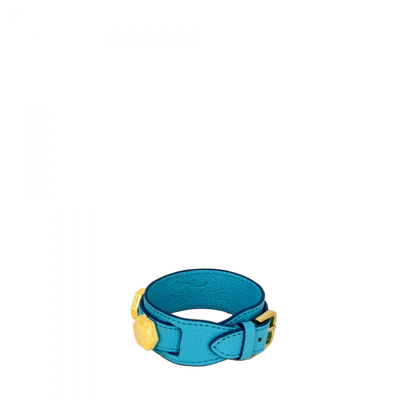 Bracelet double tour turquoise