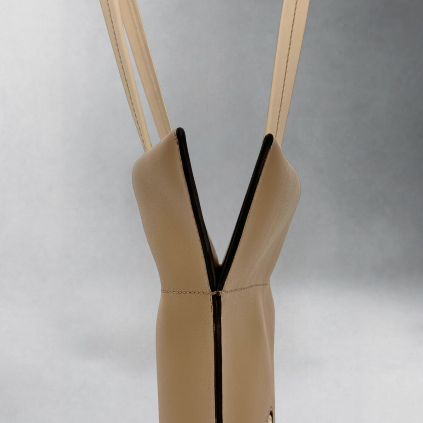 Tote bag CADENCE Taupe & creame