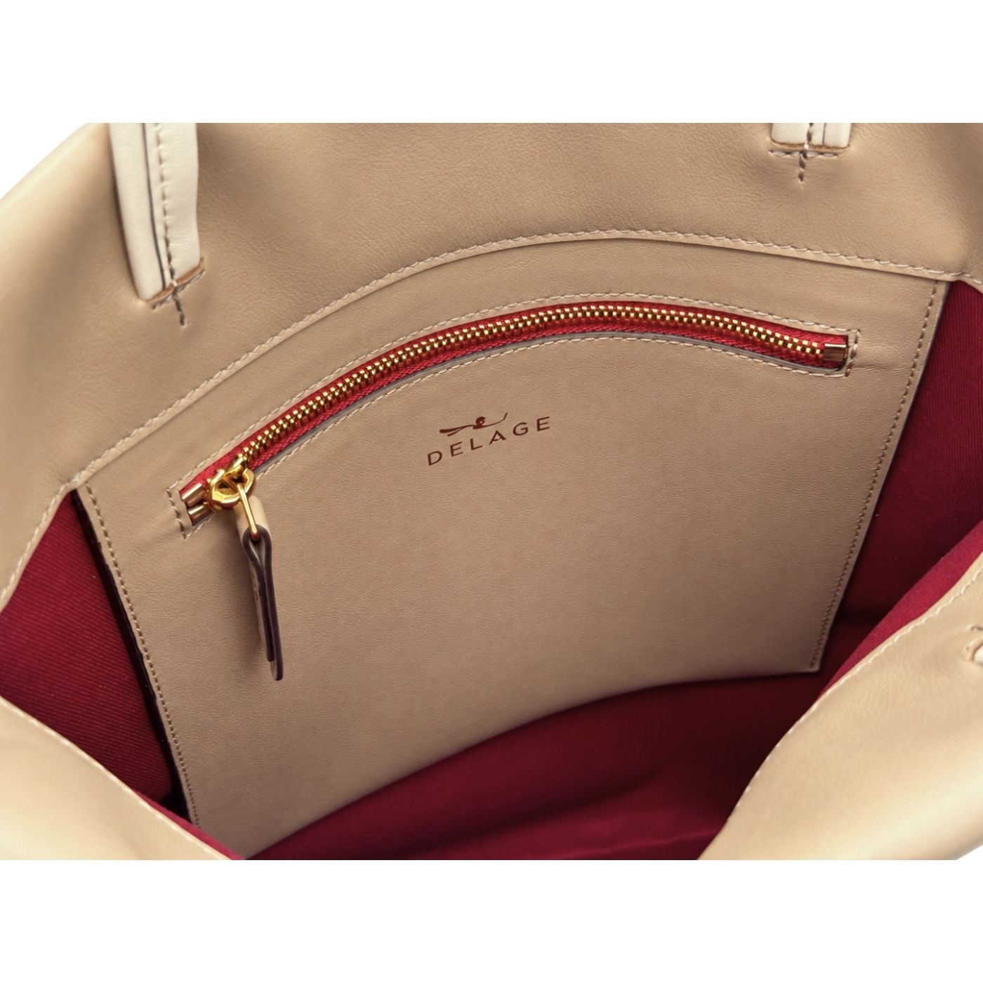 Tote bag CADENCE Taupe & creame