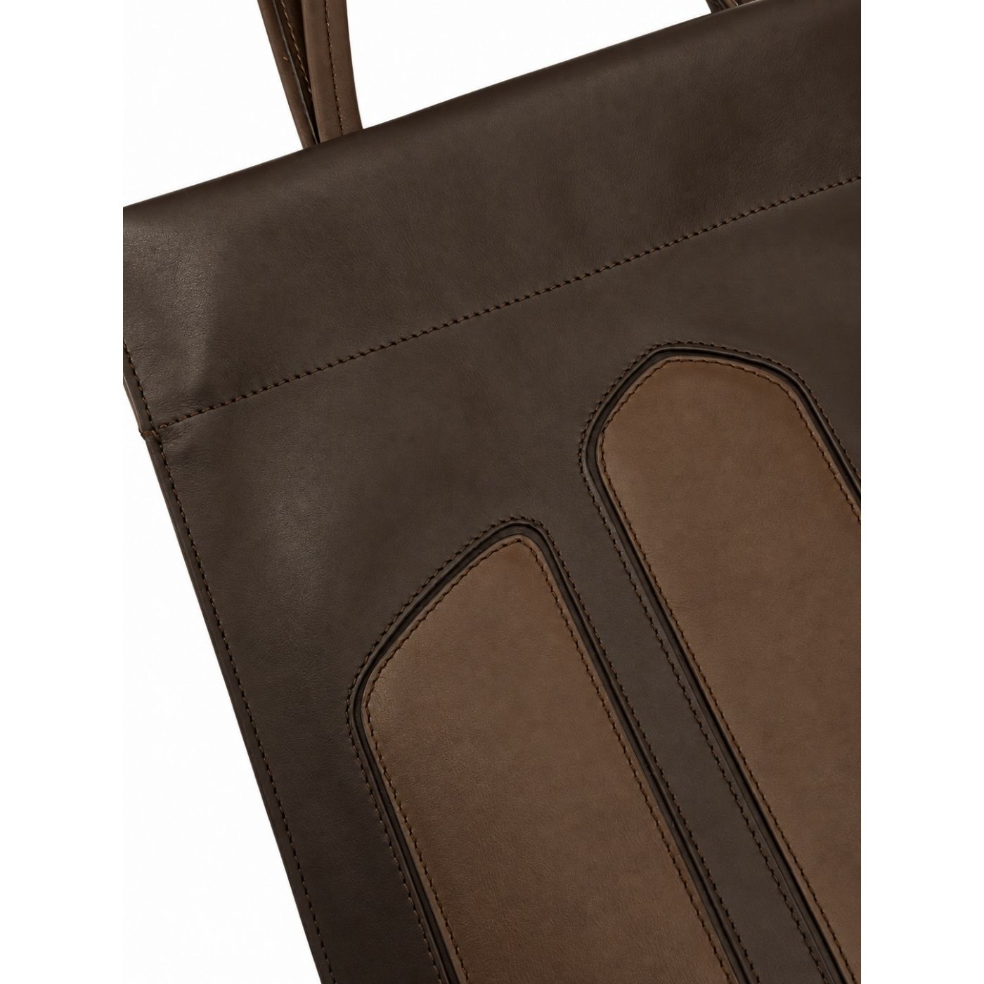 Tote bag CADENCE Ebony & coffee