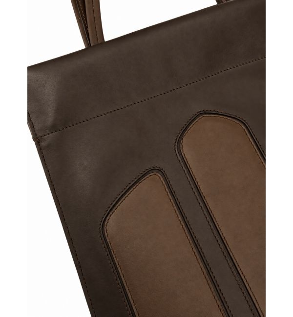 Tote bag CADENCE Ebony & coffee