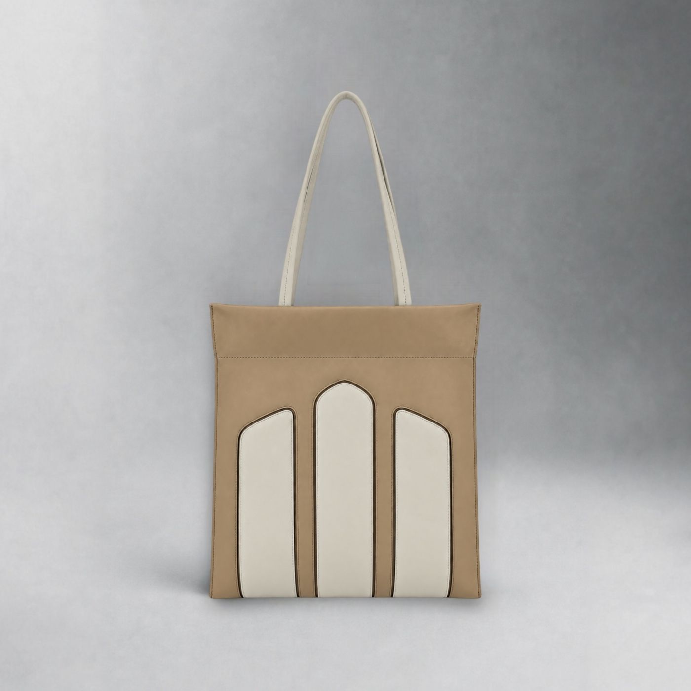 Tote bag CADENCE Taupe &...
