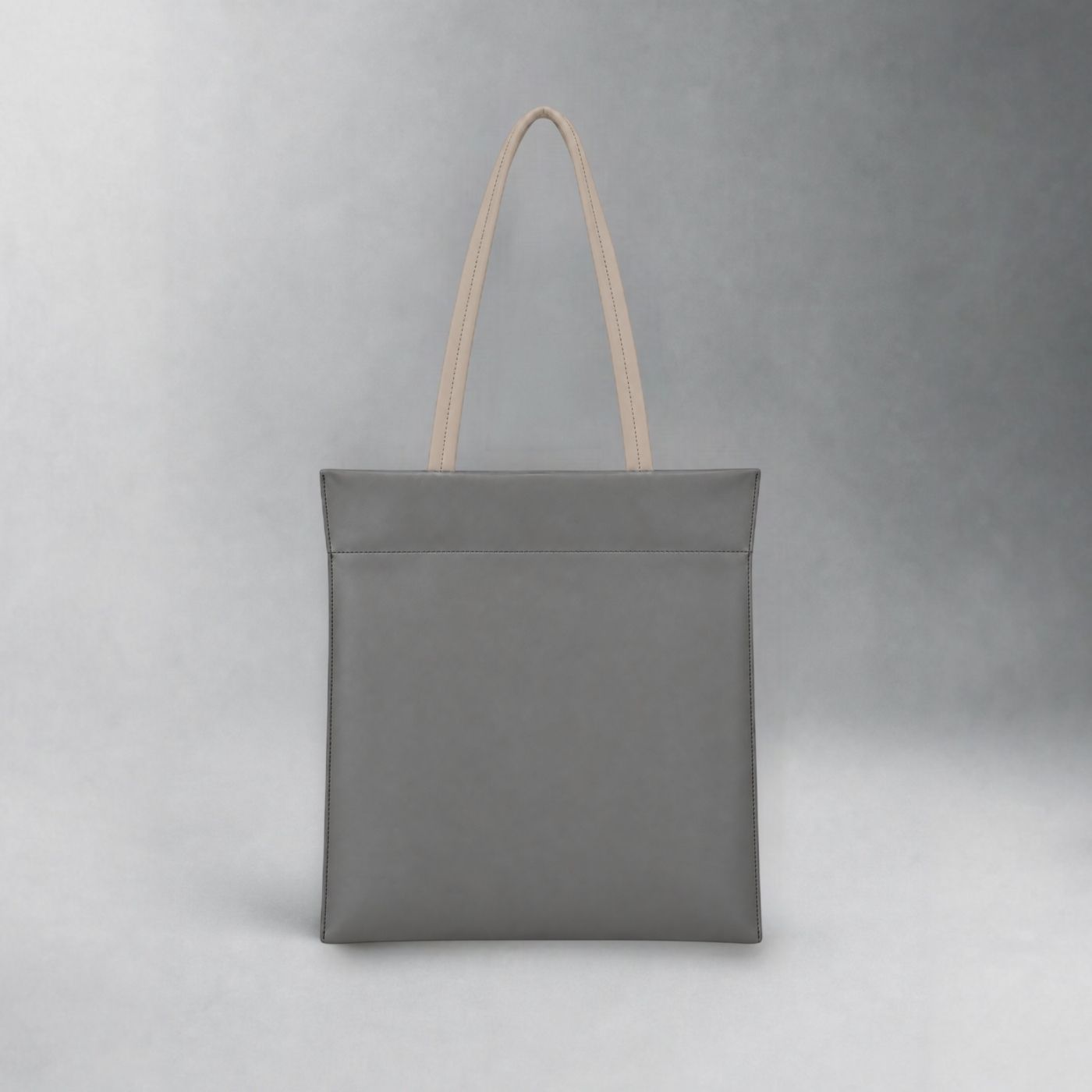 Tote bag CADENCE grey & pearl